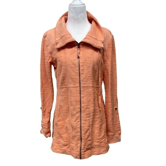 Anthropologie Jackets & Blazers - Anthropologie Saturday Sunday Quinn Jacket. Sz Medium, Color Coral. 100% cotton.